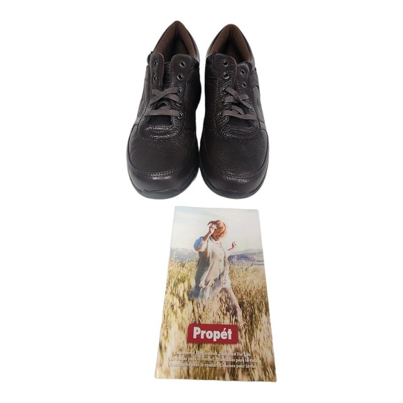 Propet Men's Clint Brown Leather Lace Up Casual Shoe Size 12 Style M21417 NIB - Picture 12 of 14